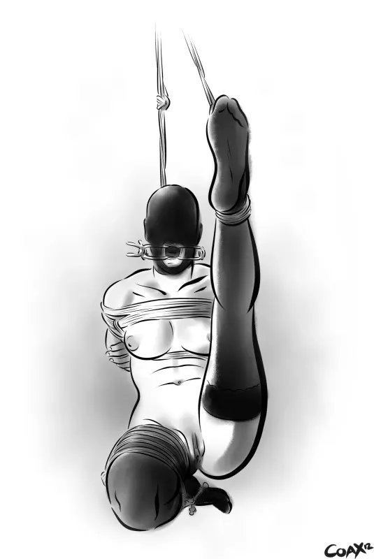 Ilustración erótica · poesía BDSM de BraXteR CAiN