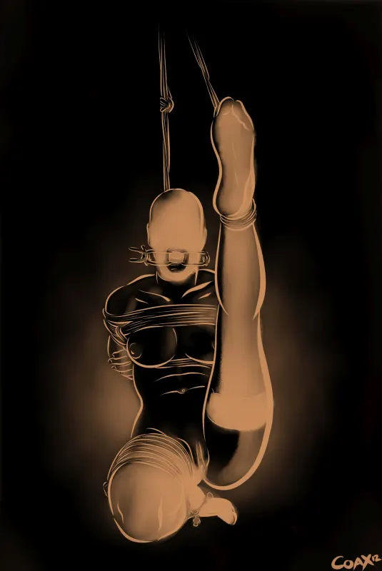 Ilustración erótica · poesía BDSM de BraXteR CAiN