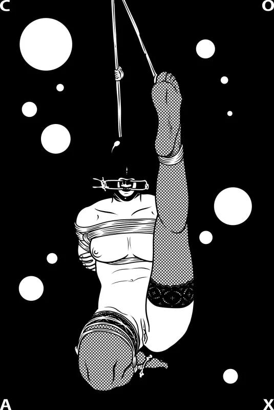 Ilustración erótica · poesía BDSM de BraXteR CAiN